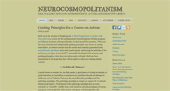 Desktop Screenshot of neurocosmopolitanism.com